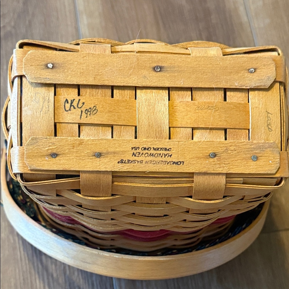 Longaberger Basket Christmas Collection 1998 Glad Tidings - Picture 6 of 6